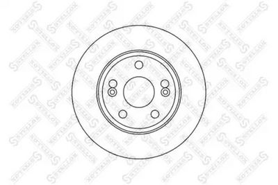 спирачен диск STELLOX 6020-3934-SX
