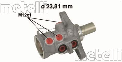 Главный тормозной цилиндр METELLI 05-0638 для FORD FOCUS
