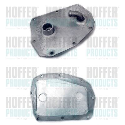 масляный радиатор, двигательное масло HOFFER 8095086 для SSANGYONG MUSSO