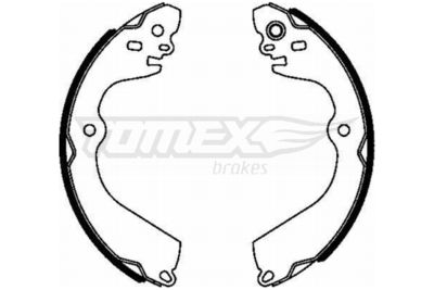 Комплект тормозных колодок TOMEX Brakes TX 23-07 для NISSAN NV200