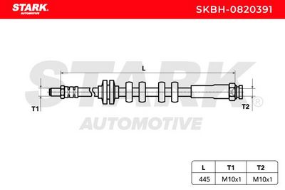 спирачен маркуч STARK SKBH-0820391