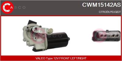CASCO CWM15142AS Двигатель стеклоочистителя  для PEUGEOT PARTNER (Пежо Партнер)