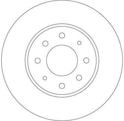 BREMSSCHEIBE TRW DF4345 1
