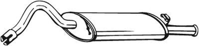 BOSAL 130-209 Глушник вихлопних газів для CHRYSLER (Крайслер)