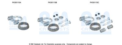 Монтажен комплект, изпускателна тръба BM Catalysts FK50115
