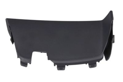 Grillestrip vooraan Voor Rechts (Buitenkant, plastic, black-matt) past: PORSCHE MACAN 95B 07.18-
