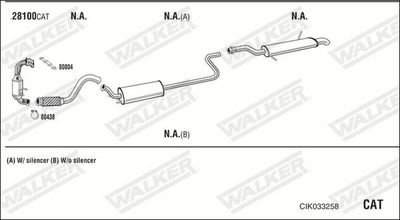 SISTEM DE ESAPAMENT WALKER CIK033258