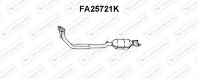 Катализатор VENEPORTE FA25721K для FIAT UNO