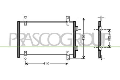 CONDENSATOR CLIMATIZARE PRASCO FT920C002