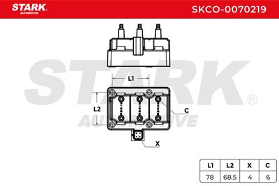 запалителна бобина STARK SKCO-0070219