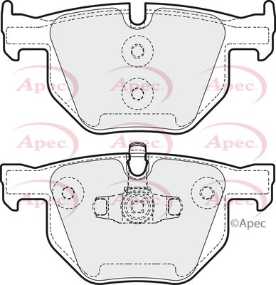 Brake Pad Set APEC PAD1611