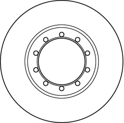 BREMSSCHEIBE TRW DF6049 1