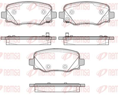 Brake Pad Set, disc brake 1578.02