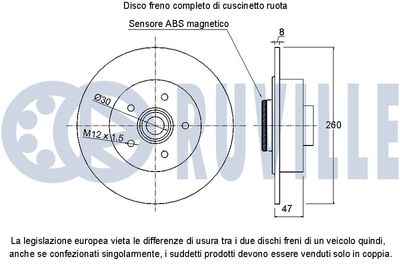 BREMSSCHEIBE RUVILLE 221458 1