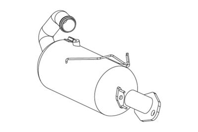 RUß-/PARTIKELFILTER ABGASANLAGE WALKER 73344 1