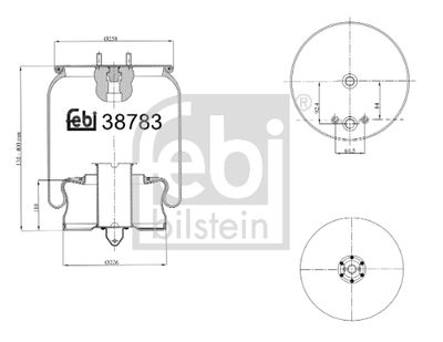 FEBI BILSTEIN Federbalg, Luftfederung