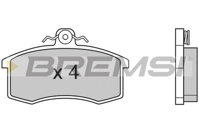 BREMSI BP2333 Тормозные колодки и сигнализаторы  для LADA KALINA (Лада Kалина)