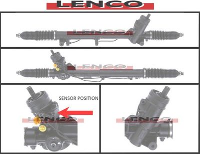 Рулевой механизм LENCO SGA122L для AUDI A6
