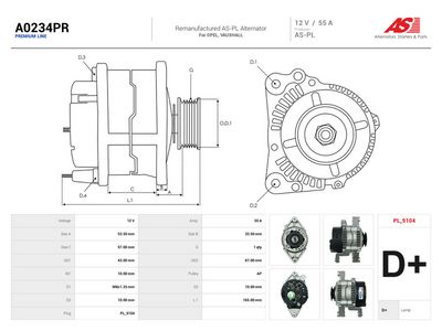 Dynamo AS-PL A0234PR