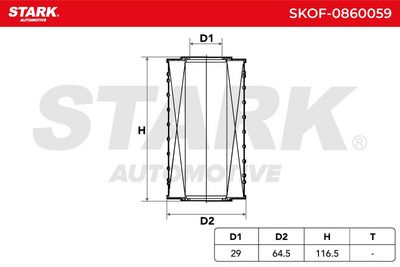 маслен филтър STARK SKOF-0860059