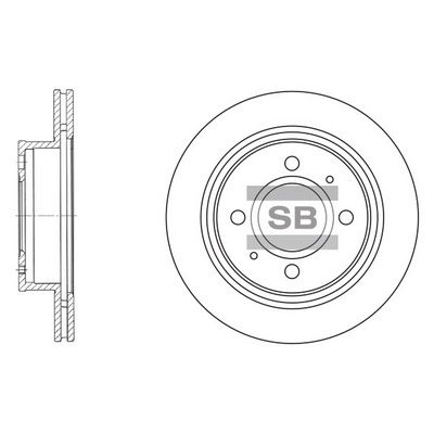 Hi-Q SD1009 Гальмівні диски 