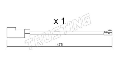SENZOR DE AVERTIZARE UZURA PLACUTE DE FRANA