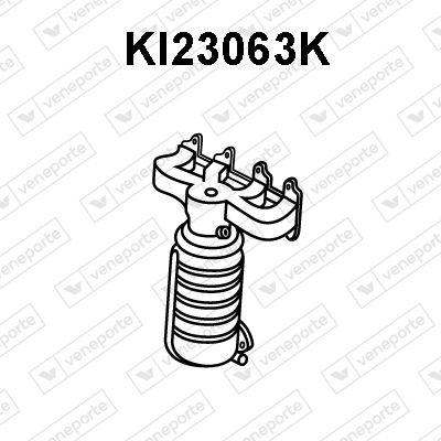 Катализатор коллектора VENEPORTE KI23063K для KIA PICANTO