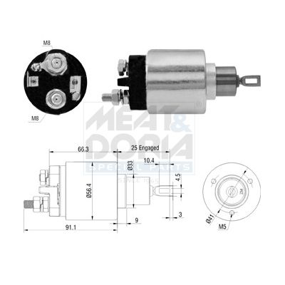 SOLENOID ELECTROMOTOR