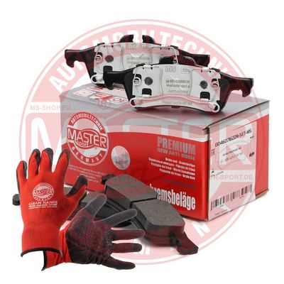 Zestaw klocków hamulcowych, hamulce tarczowe MASTER-SPORT GERMANY 13046071622N-SET-MSP