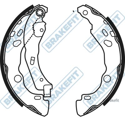 APEC Brake Shoe Set BSH1033