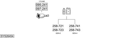Układ wydechowy BOSAL SYS26454