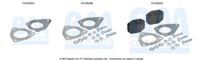 Монтажен комплект, изпускателна тръба BM Catalysts FK70525