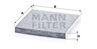MANN-FILTER CUK 22 021 Фильтр салона  для SMART FORTWO (Смарт Фортwо)