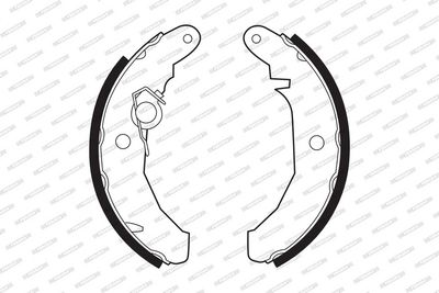 SET SABOTI FRANA FERODO FSB187 1