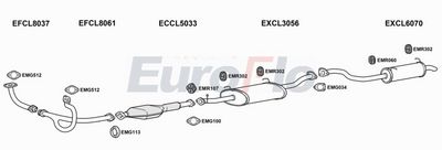 Układ wydechowy EUROFLO CLSHO353008E