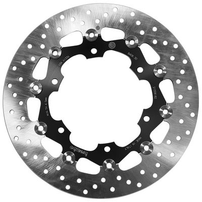 Brake disc Voor drijvend, 298/132x5mm 6x150mm, diameter bevestigingsgat 8,5mm, hoogte (tussenruimte) 0 past: YAMAHA BT 1000/1000 (Fazer)/1000R (Thunder Ace)/1100 (Bulldog)/1100 (Drag Star)/1100A (Drag