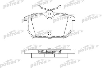 Комплект тормозных колодок, дисковый тормоз PATRON PBP409 для ALFA ROMEO SPIDER