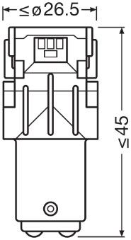 Žárovka OSRAM 7528DRP-02B