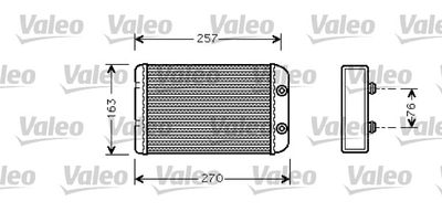 VALEO 812329 Радиатор печки  для FIAT STILO (Фиат Стило)