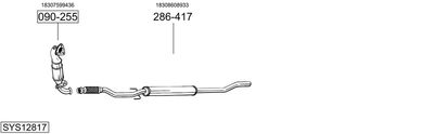 Układ wydechowy BOSAL SYS12817