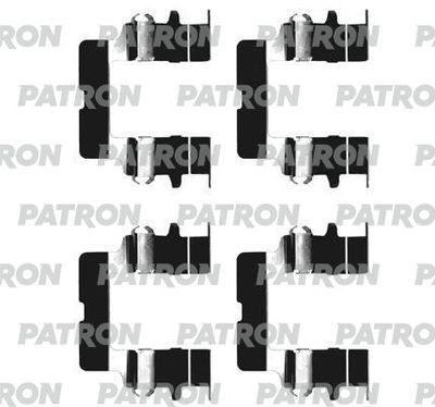 Комплектующие, колодки дискового тормоза PATRON PSRK1089 для MITSUBISHI SANTAMO
