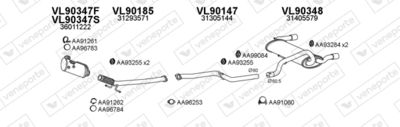 ABGASANLAGE VENEPORTE 900228