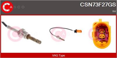 SENZOR TEMPERATURA GAZE EVACUARE