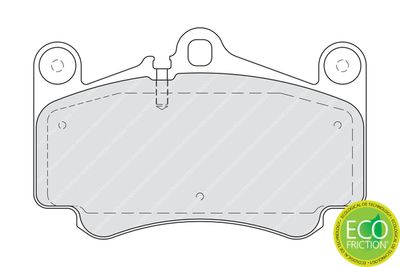 SET PLACUTE FRANA FRANA DISC FERODO FDB1998 1