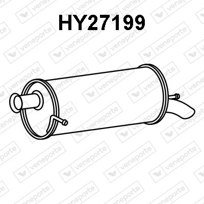 Глушитель выхлопных газов конечный VENEPORTE HY27199 для HYUNDAI i20
