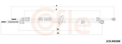 CABLU TRANSMISIE MANUALA COFLE 922CBME008