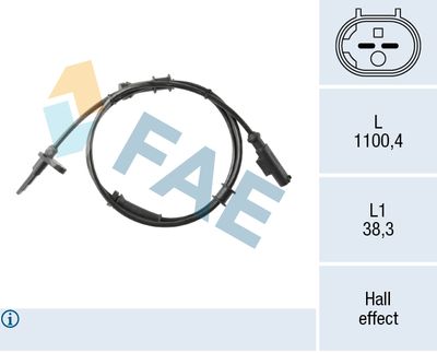 SENSOR RADDREHZAHL FAE 78648