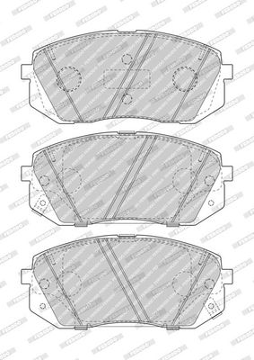SET PLACUTE FRANA FRANA DISC FERODO FDB5039 1