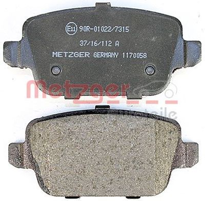 Brake Pad Set, disc brake 1170058