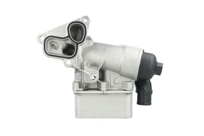 Olie radiator (filter behuizingJa) past: NISSAN NV400, PRIMASTAR, X-TRAIL III  OPEL MOVANO B, VIVARO A  RENAULT ALASKAN, KOLEOS I, KOLEOS II, MASTER III, TRAFIC II 2.0D/2.3D 01.06-